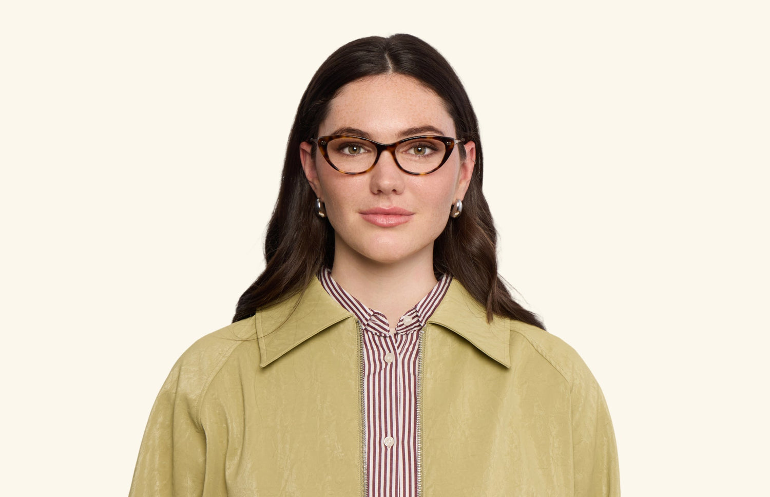 The ella - Tortoise Acetate Gold Metal - LifeStyle1 - Pair Eyewear