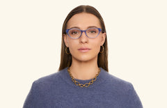 The ella - Blue Clear - LifeStyle Thumbnail1 - Pair Eyewear