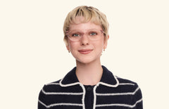 The ella - Pink Clear - LifeStyle Thumbnail1 - Pair Eyewear