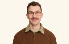 The Finley - Honey Clear - LifeStyle Thumbnail1 - Pair Eyewear