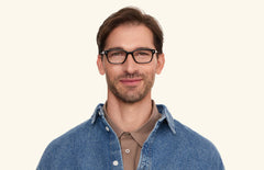 The Finley - Black Acetate Gold Metal - LifeStyle Thumbnail1 - Pair Eyewear