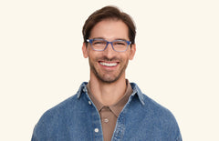 The Finley - Blue Clear - LifeStyle Thumbnail1 - Pair Eyewear