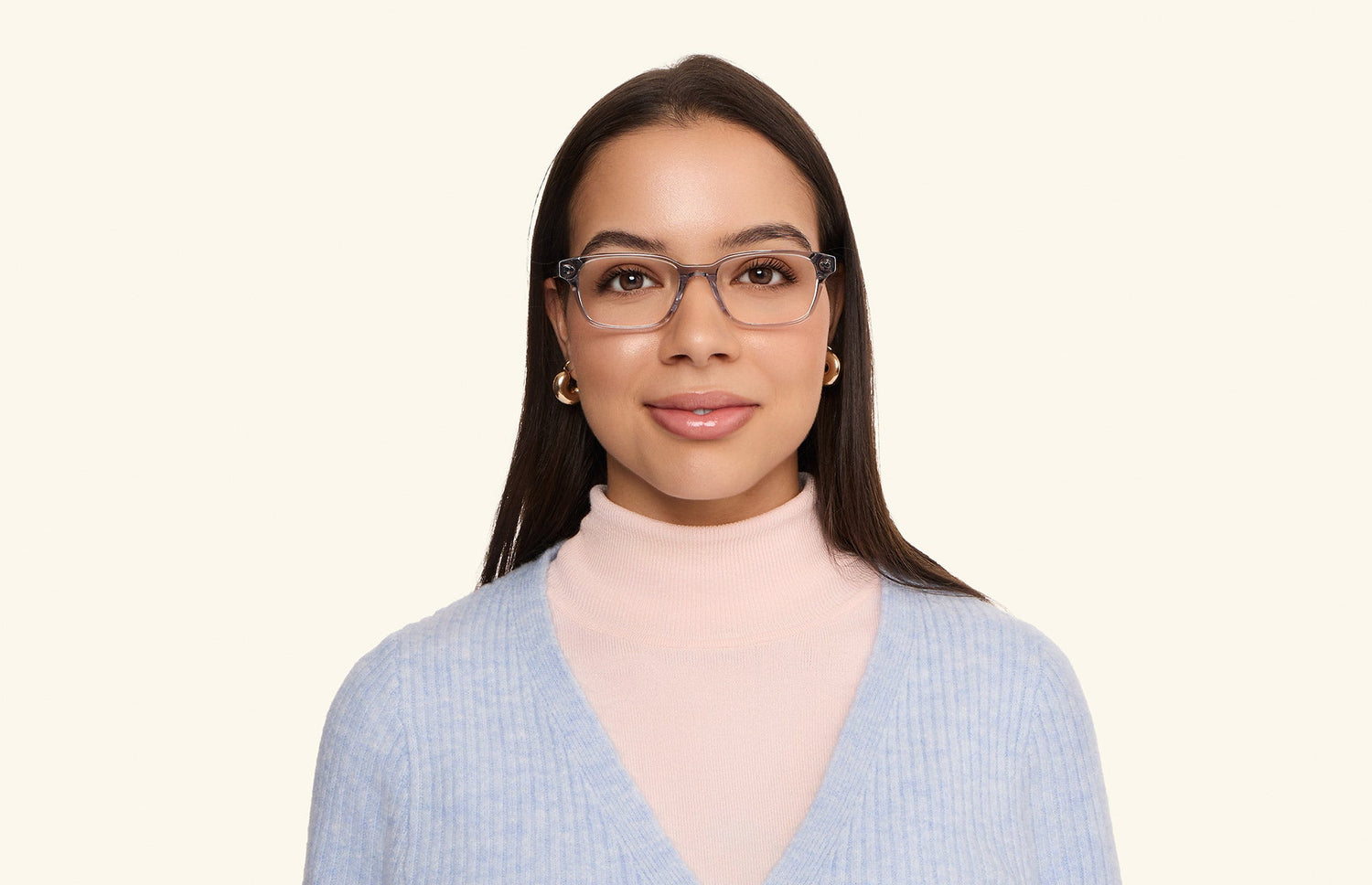 The Finley - Gray Clear - LifeStyle1 - Pair Eyewear