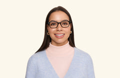 The Finley - Black Acetate Gold Metal - LifeStyle Thumbnail2 - Pair Eyewear