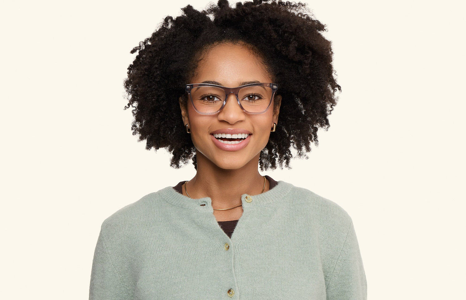 The Harper - Gray Clear - LifeStyle1 - Pair Eyewear