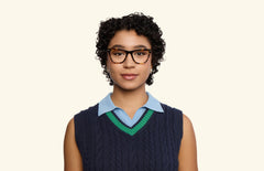 The Harper - Tortoise Acetate Gold Metal - LifeStyle Thumbnail1 - Pair Eyewear