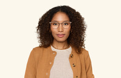 The Izzy - Gold Metal - LifeStyle Thumbnail1 - Pair Eyewear