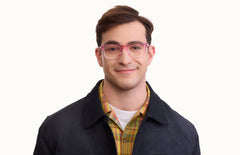 The Jessie - Pink Glitter Clear - LifeStyle Thumbnail1 - Pair Eyewear