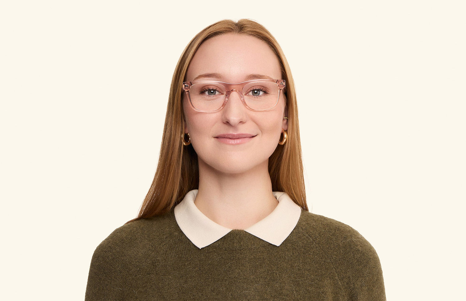 The Jessie - Pink Clear - LifeStyle1 - Pair Eyewear