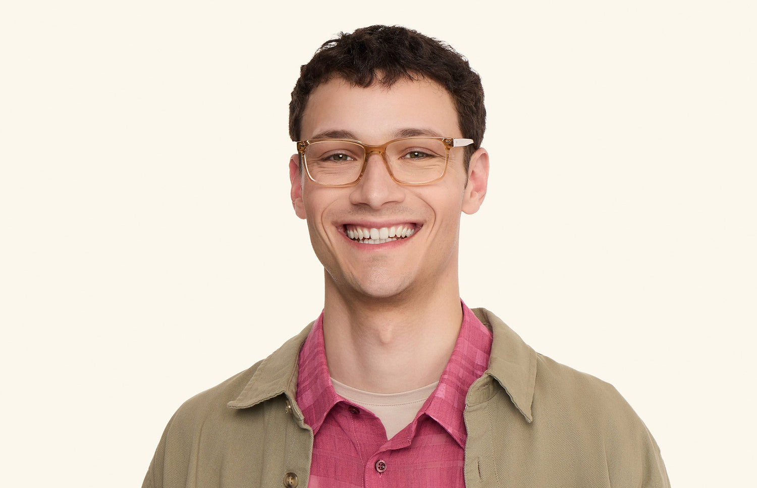 The Kirby - Honey Clear - LifeStyle2 - Pair Eyewear