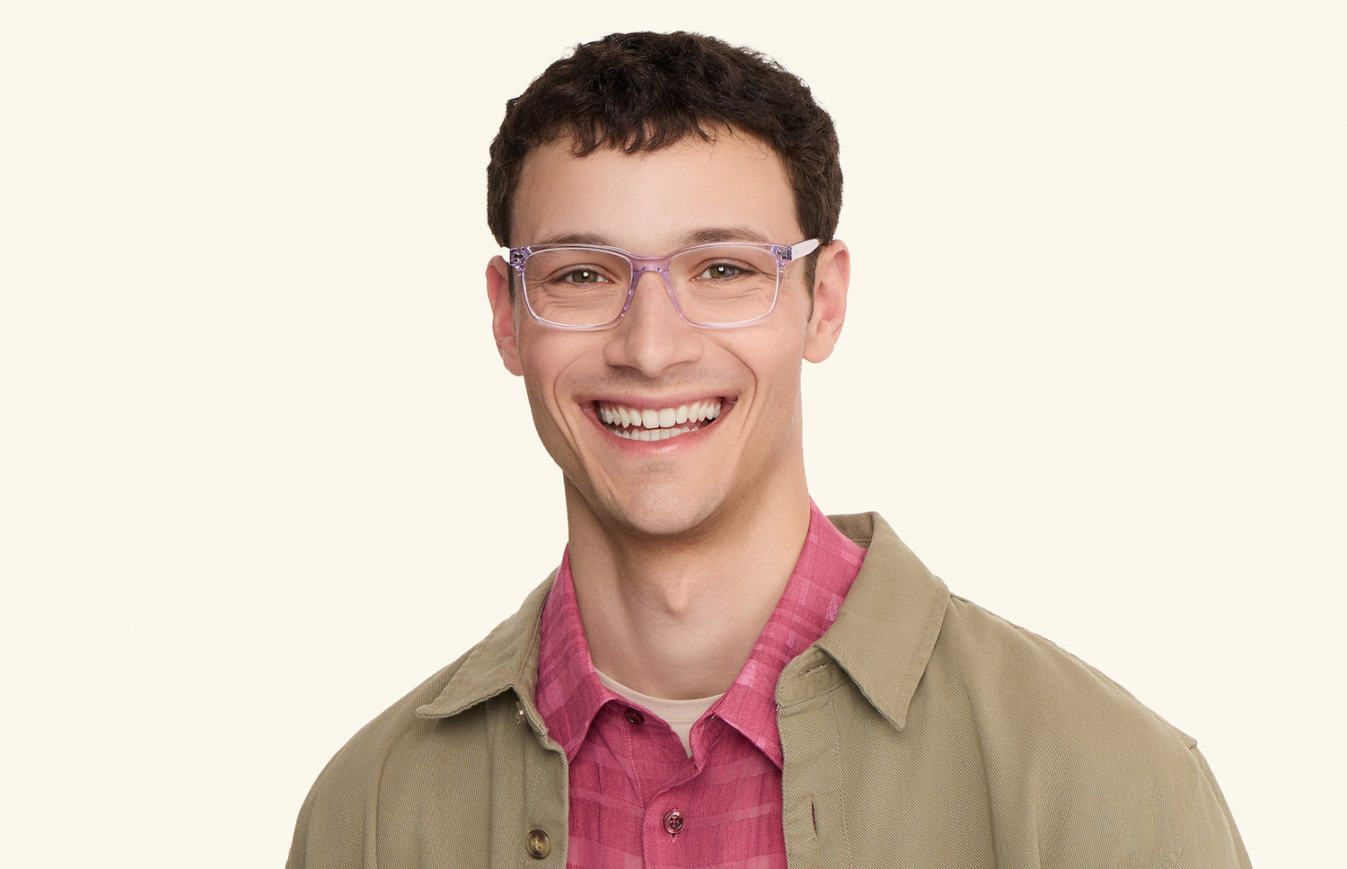 The Kirby - Lavender Clear - LifeStyle2 - Pair Eyewear