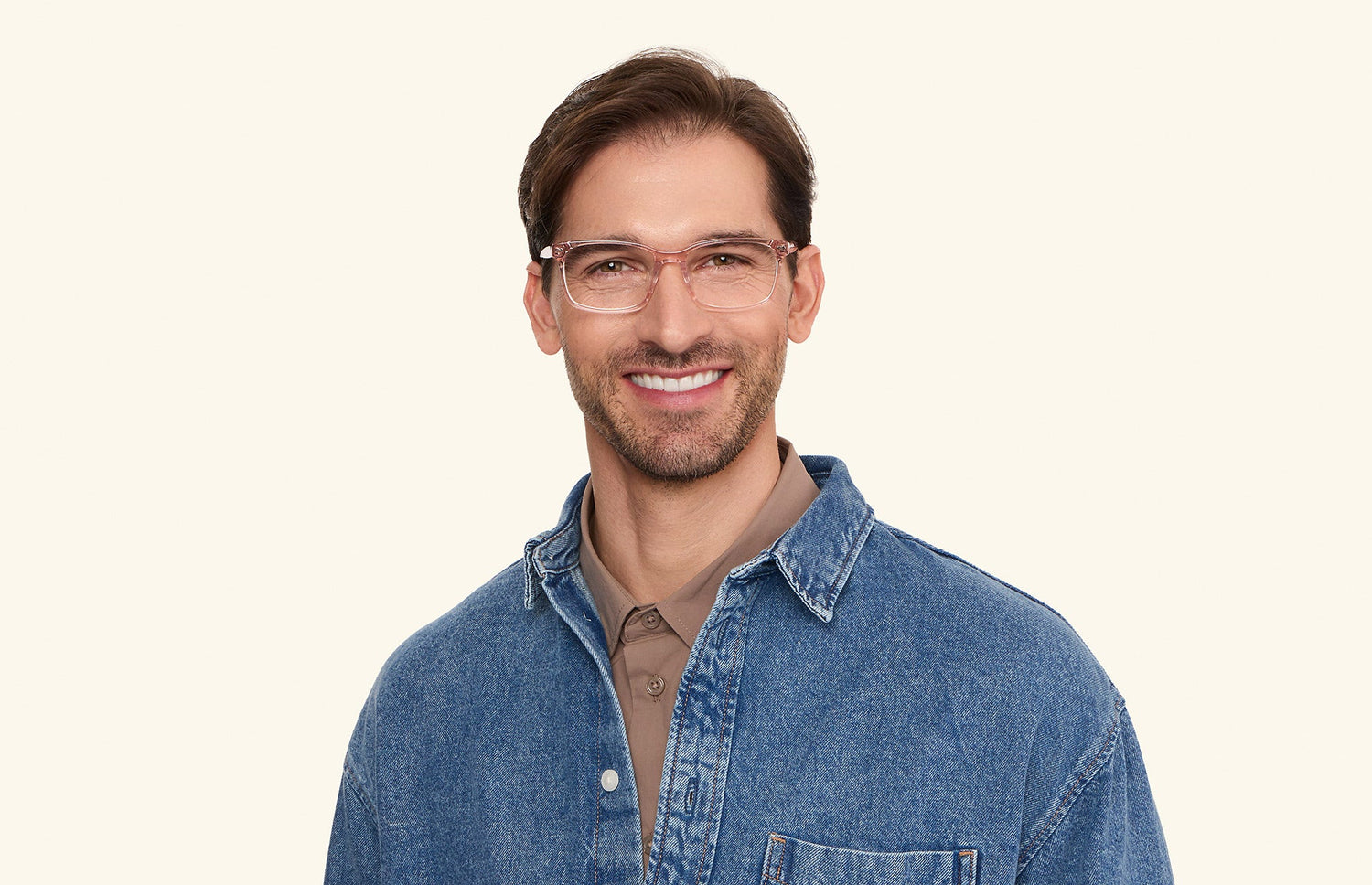 The Kirby - Pink Clear - LifeStyle2 - Pair Eyewear