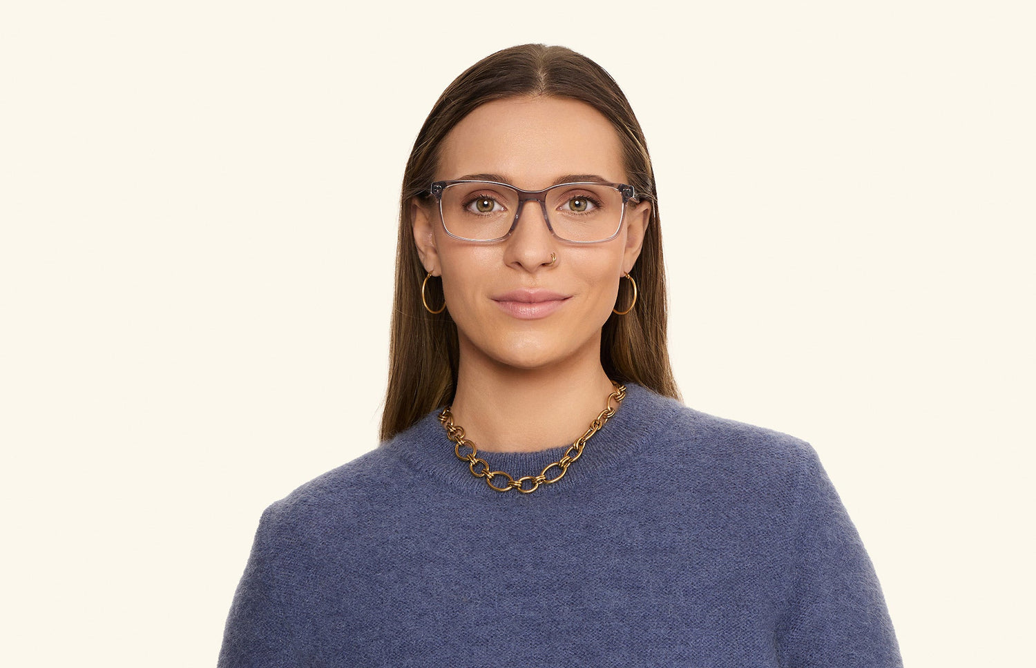 The Kirby - Gray Clear - LifeStyle1 - Pair Eyewear