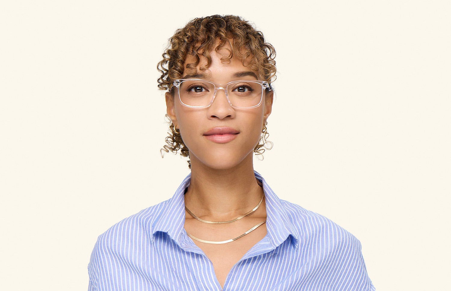 The Kirby - Mixed Material - Lensless - LifeStyle 2 - Pair Eyewear
