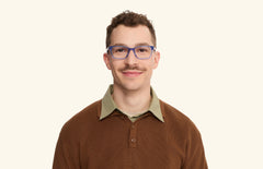 The Larkin - Blue Clear - LifeStyle Thumbnail1 - Pair Eyewear