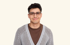 The Larkin - Gray Clear - LifeStyle Thumbnail1 - Pair Eyewear