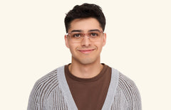 The Larkin - Pink Clear - LifeStyle Thumbnail1 - Pair Eyewear