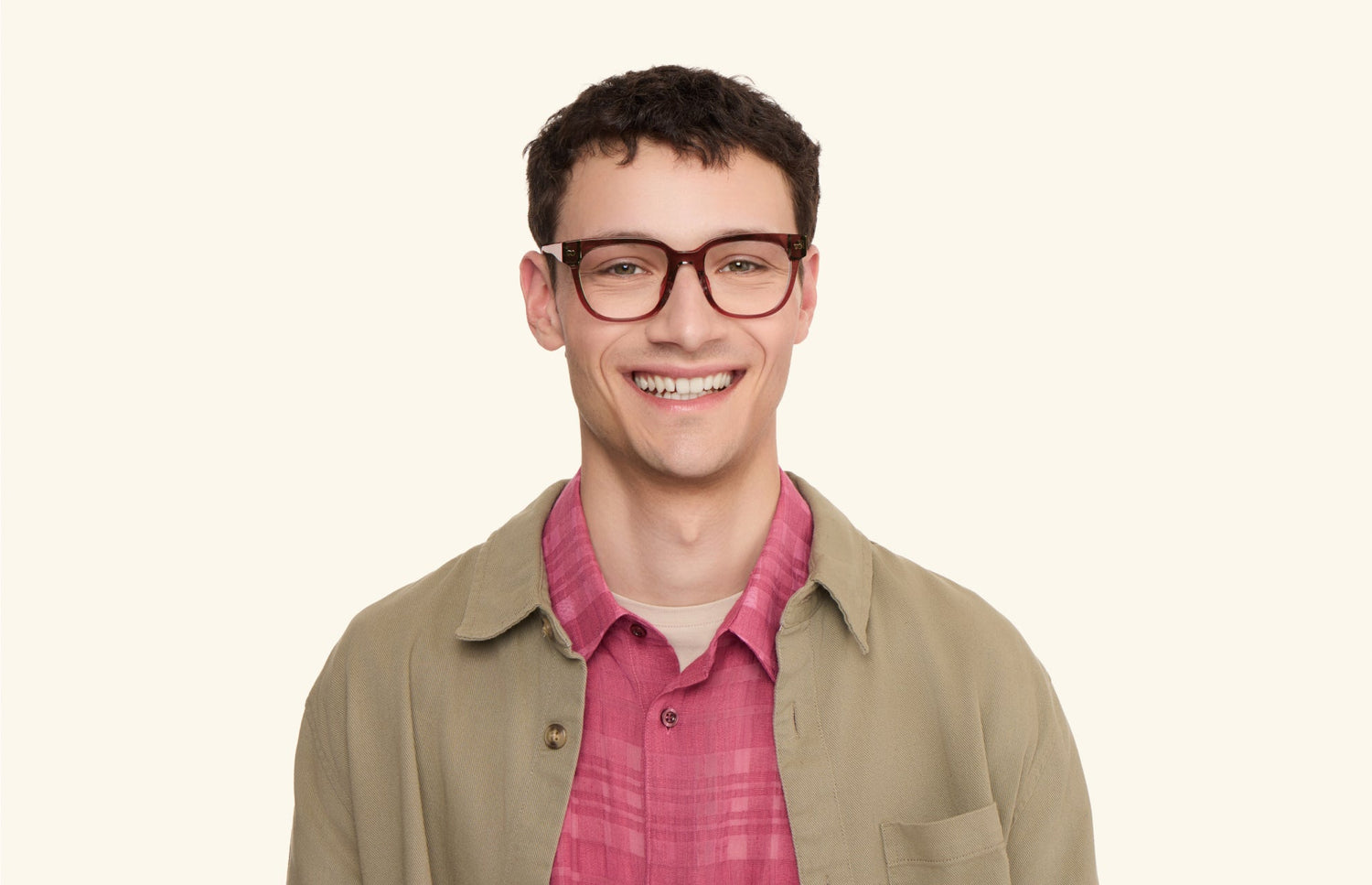 The Larkin - Burgundy - LifeStyle1 - Pair Eyewear