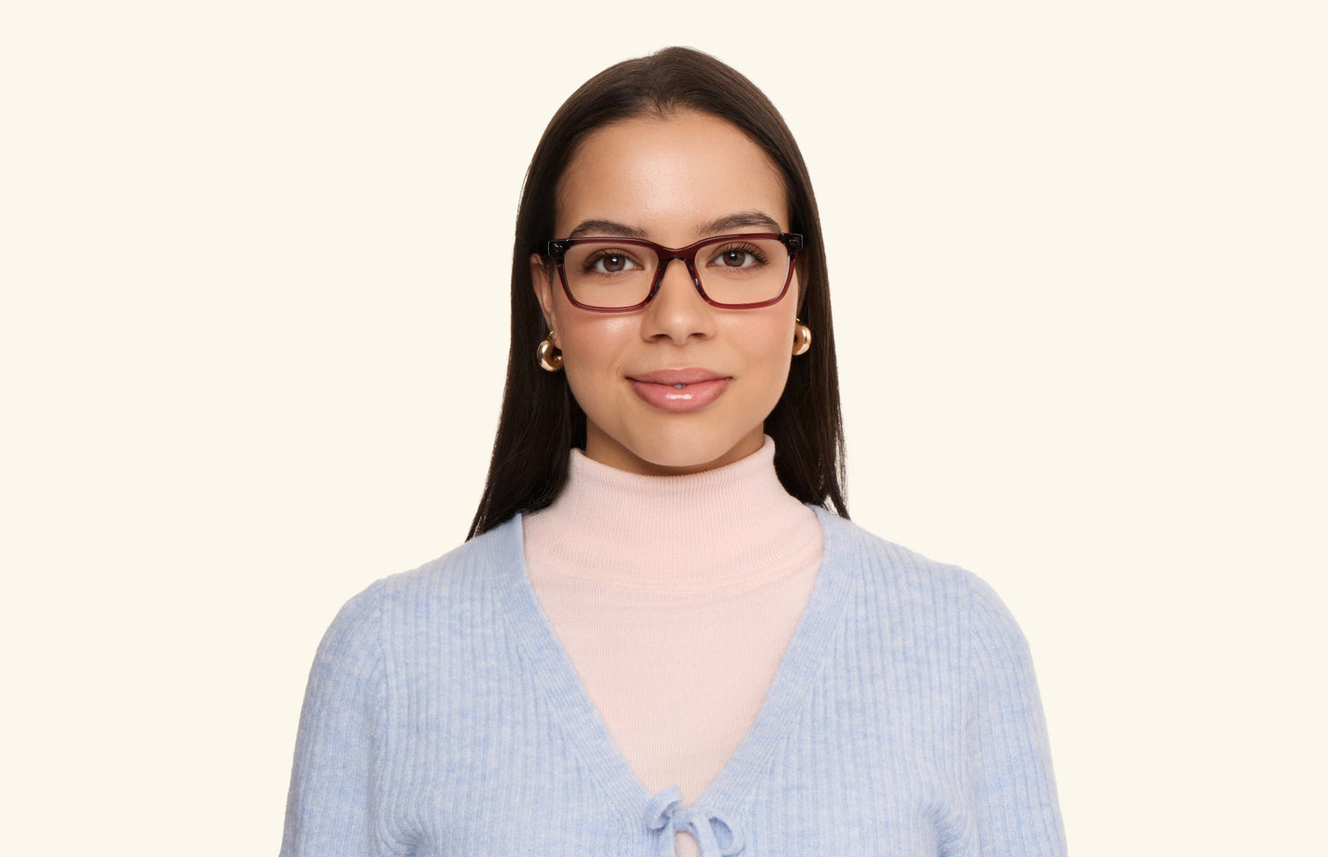 The Larkin - Burgundy - LifeStyle1 - Pair Eyewear