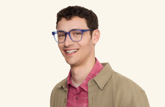 The Murphy - Blue Clear - LifeStyle Thumbnail1 - Pair Eyewear