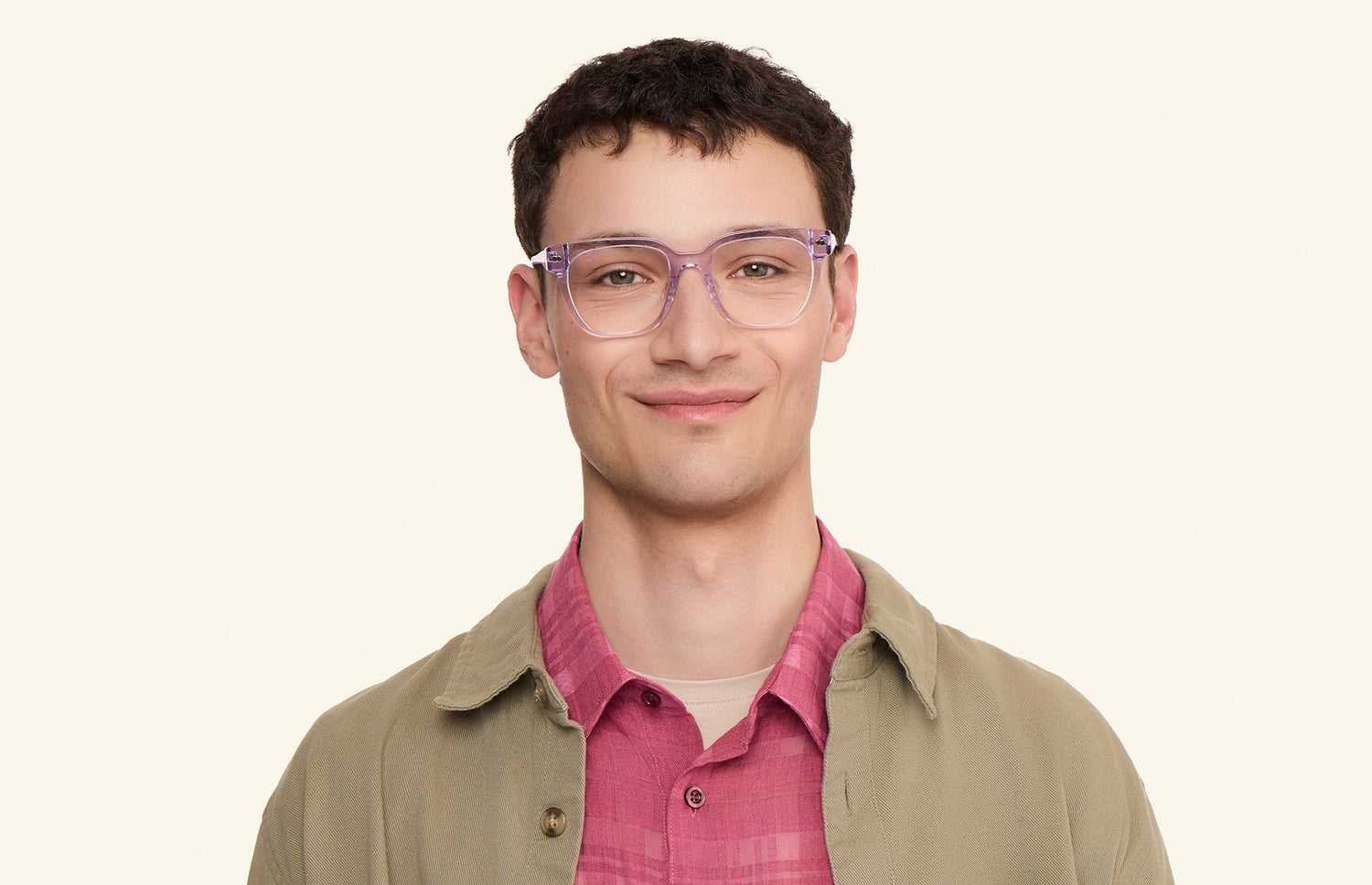 The Murphy - Lavender Clear - LifeStyle1 - Pair Eyewear