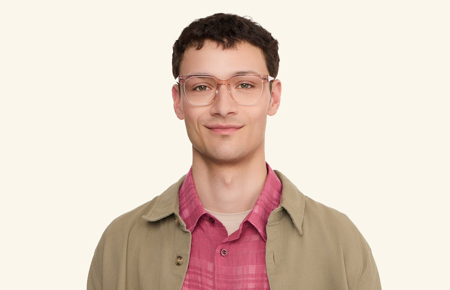 The Murphy - Pink Clear - LifeStyle1 - Pair Eyewear