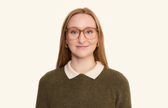 The Murphy - Honey Clear - LifeStyle Thumbnail1 - Pair Eyewear