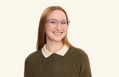 The Murphy - Lavender Clear - LifeStyle Thumbnail1 - Pair Eyewear
