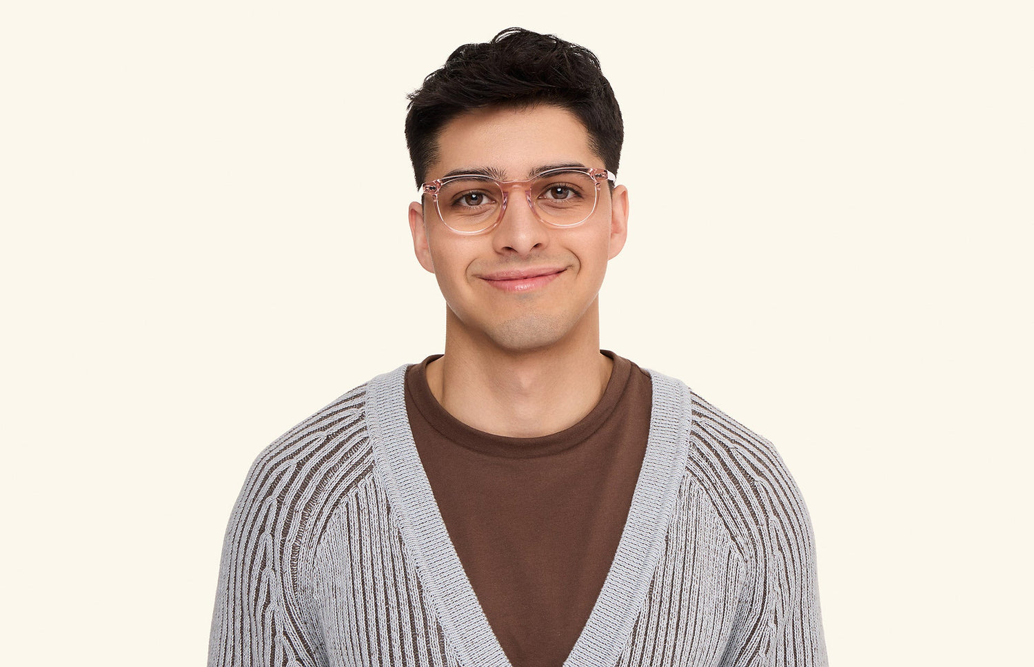 The Reese - Pink Clear - LifeStyle1 - Pair Eyewear