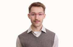 The Reese - Pink Glitter Clear - LifeStyle Thumbnail1 - Pair Eyewear