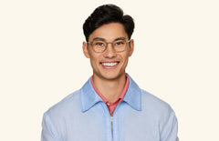 The Rowen - Gold Metal - LifeStyle Thumbnail1 - Pair Eyewear
