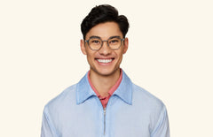 The Rowen - Silver Metal - LifeStyle Thumbnail1 - Pair Eyewear