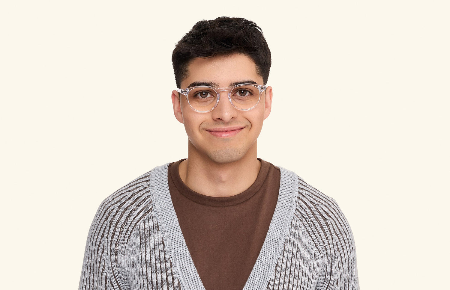 The Soto - Crystal Clear - LifeStyle1 - Pair Eyewear