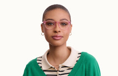 The Soto - Pink Glitter Clear - LifeStyle Thumbnail1 - Pair Eyewear