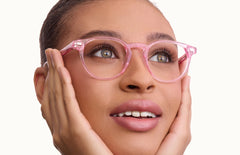 The Soto - Pink Glitter Clear - LifeStyle Thumbnail2 - Pair Eyewear
