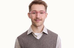 The Twain - Pink Glitter Clear - LifeStyle Thumbnail1 - Pair Eyewear
