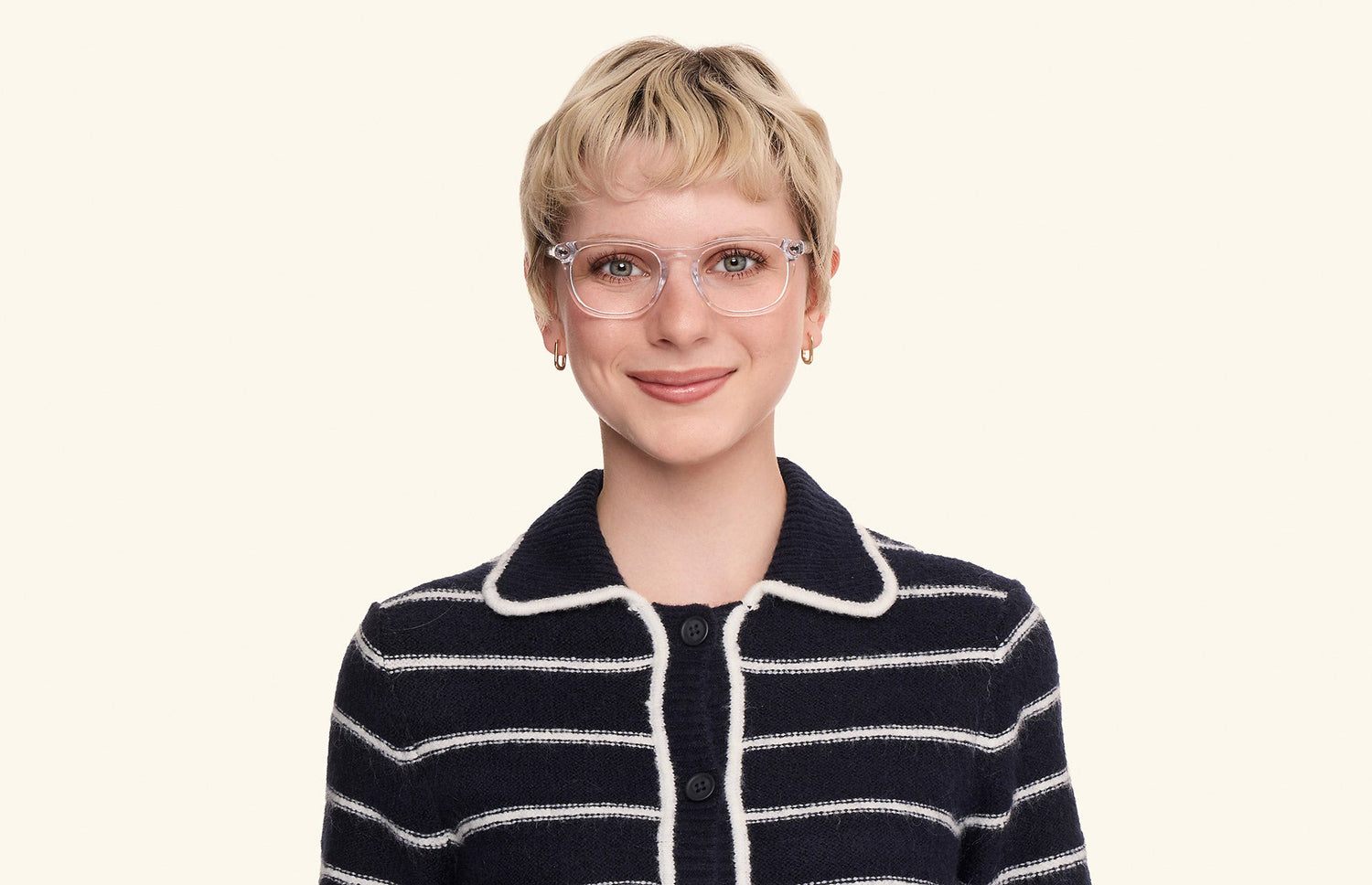 The Twain - Crystal Clear - LifeStyle1 - Pair Eyewear