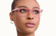 The Twain - Pink Glitter Clear - LifeStyle Thumbnail2 - Pair Eyewear