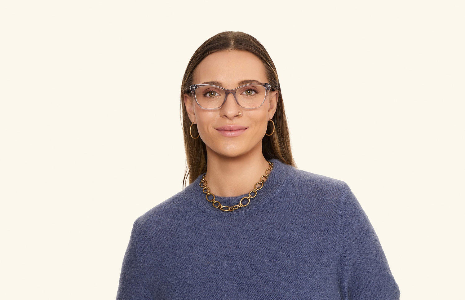 The Wanda - Gray Clear - LifeStyle2 - Pair Eyewear