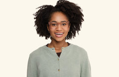 The Wanda - Pink Clear Acetate Rose Gold Metal - LifeStyle Thumbnail2 - Pair Eyewear