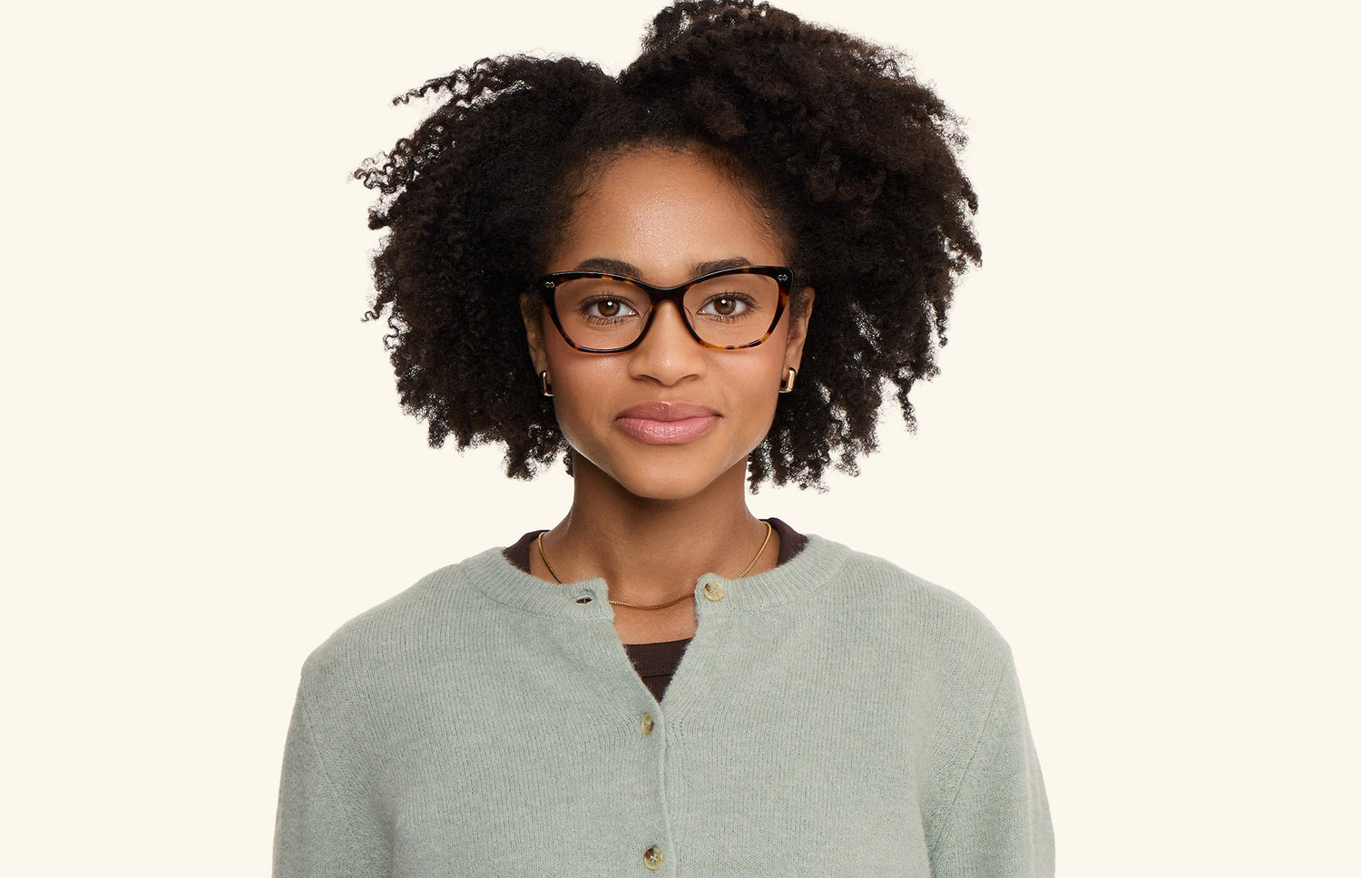 The Wanda - Tortoise Acetate Gold Metal - LifeStyle1 - Pair Eyewear