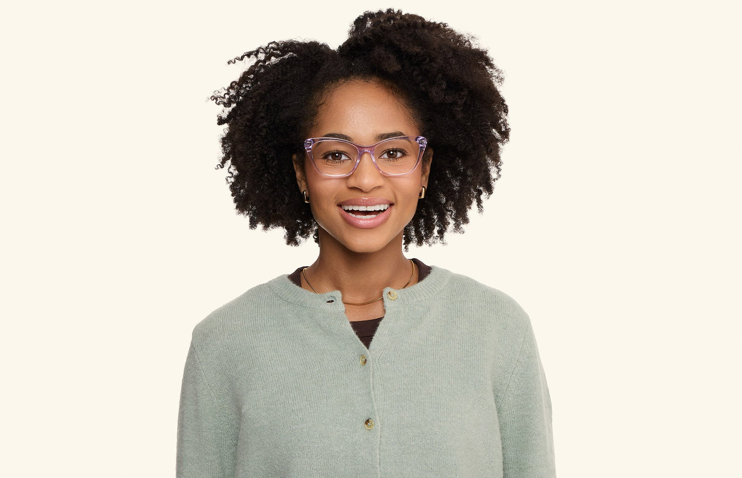 The Wanda - Lavender Clear - LifeStyle2 - Pair Eyewear