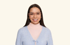 The Wanda - Pink Clear - LifeStyle Thumbnail1 - Pair Eyewear