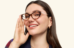 The ella - Tortoise Acetate Gold Metal - LifeStyle Thumbnail2 - Pair Eyewear