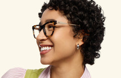 The Harper - Tortoise Acetate Gold Metal - LifeStyle Thumbnail2 - Pair Eyewear