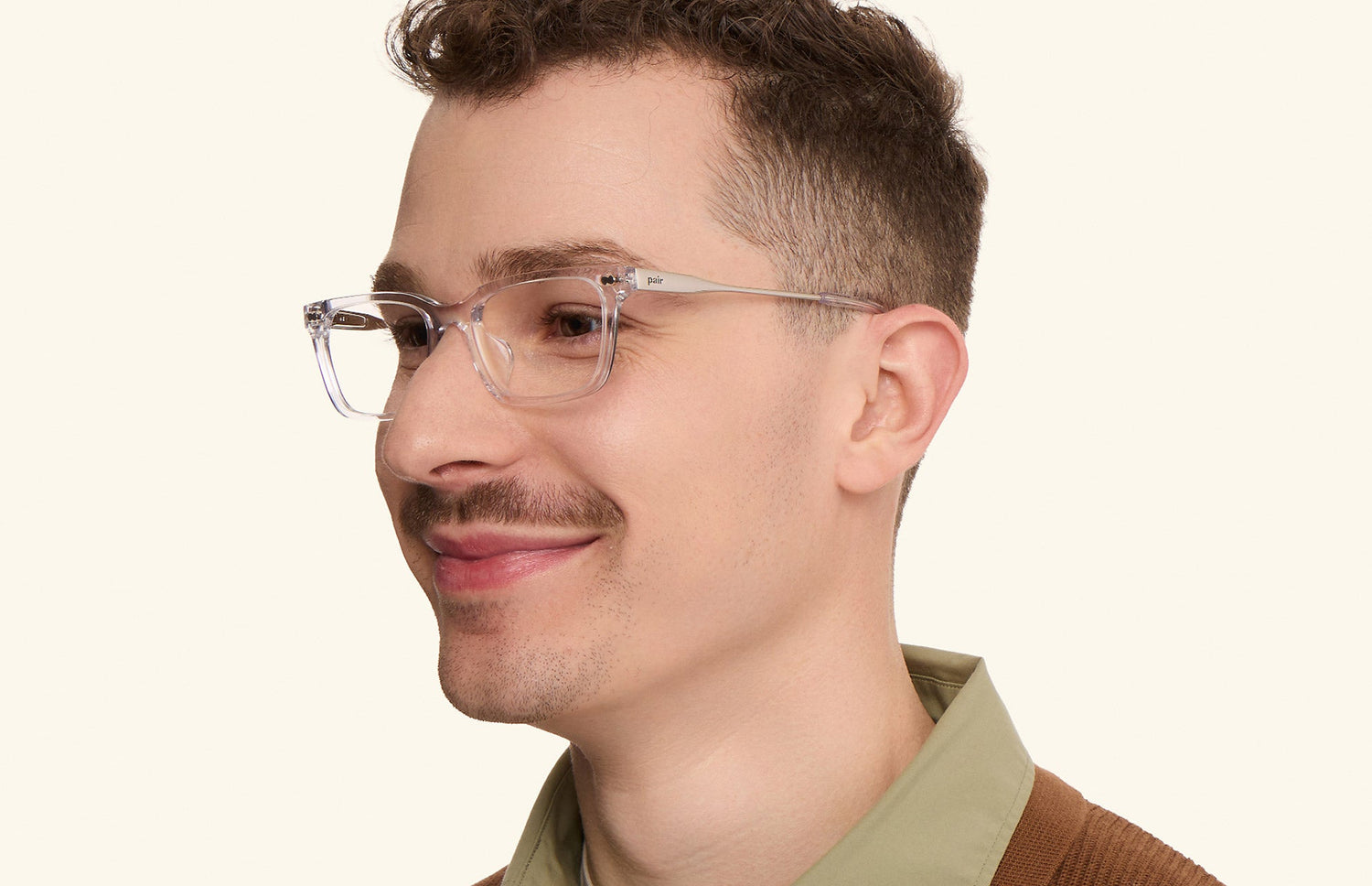 The Larkin - Mixed Material - Lensless - LifeStyle 2 - Pair Eyewear