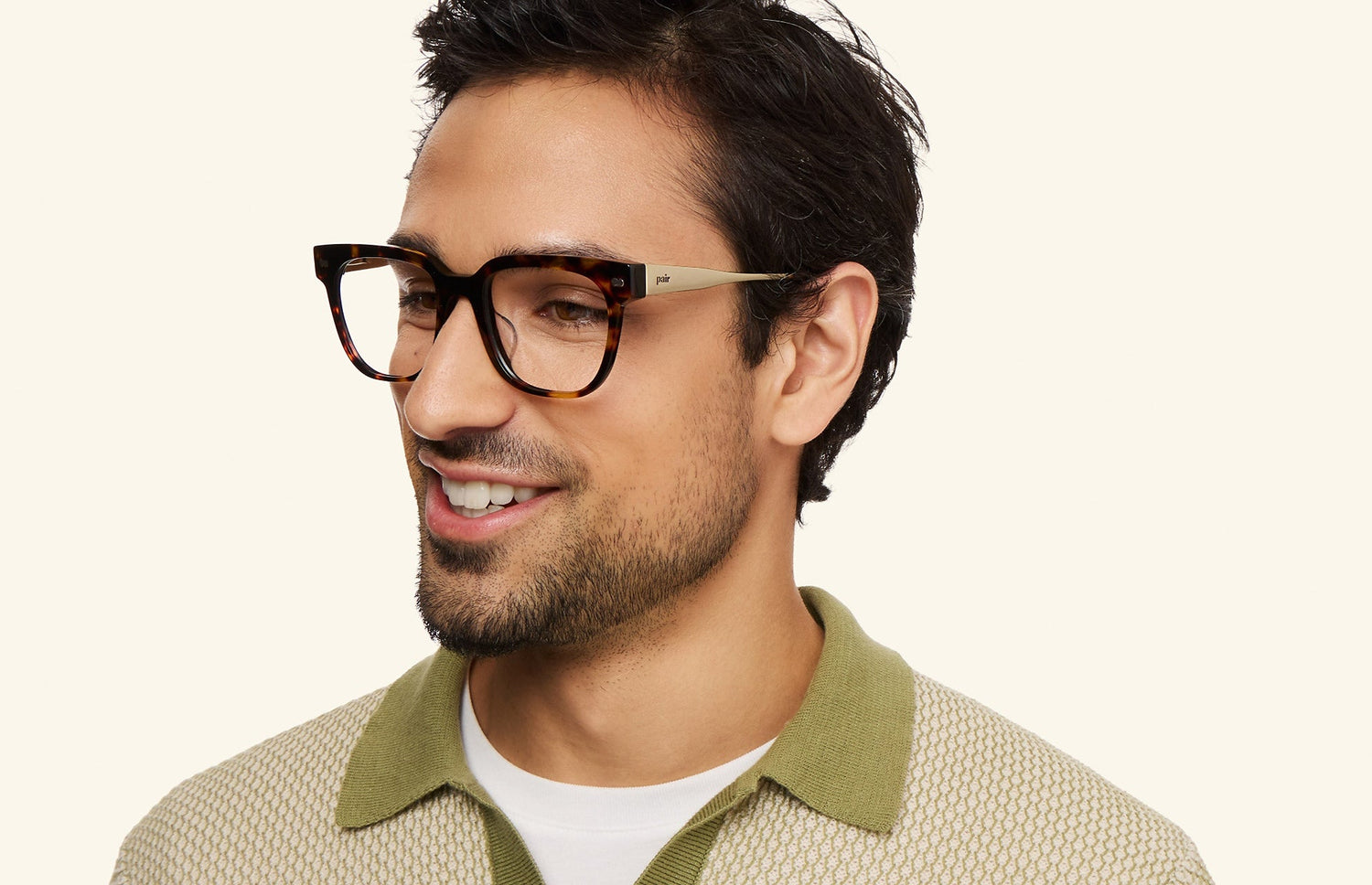 The Murphy - Tortoise Acetate Gold Metal - LifeStyle2 - Pair Eyewear