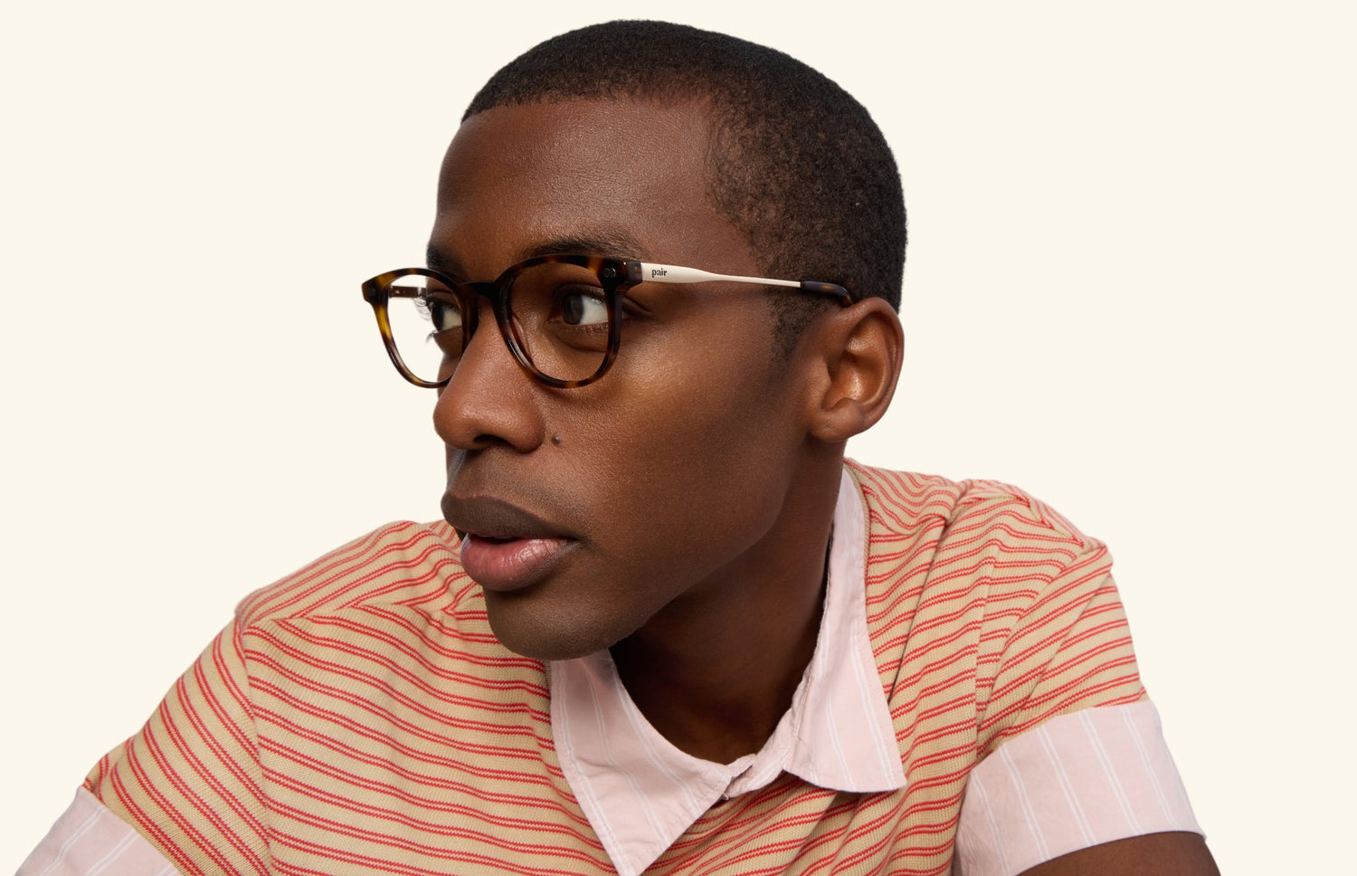 The Reese - Tortoise Acetate Gold Metal - LifeStyle2 - Pair Eyewear