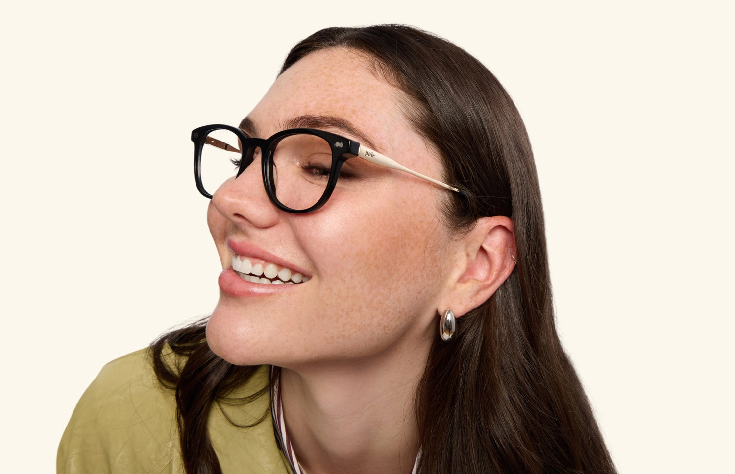 The Reese - Black Acetate Gold Metal - LifeStyle2 - Pair Eyewear