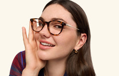 The Reese - Tortoise Acetate Gold Metal - LifeStyle Thumbnail2 - Pair Eyewear